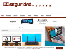 Tablet Screenshot of muyseguridad.net